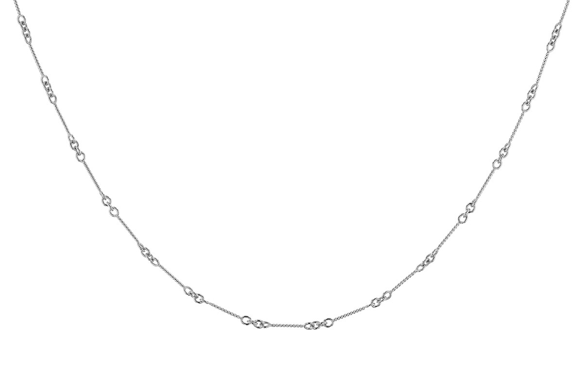 A301-60445: TWIST CHAIN (8IN, 0.8MM, 14KT, LOBSTER CLASP)