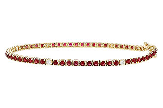 A302-46818: BRACELET 3.04 RUBY 3.29 TGW (7")