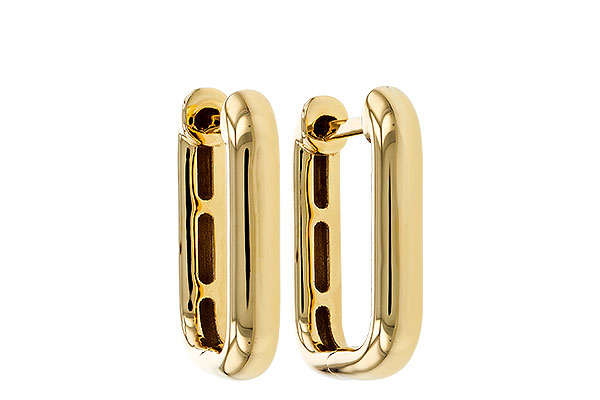 A302-52272: GOLD EARRINGS (15MM)