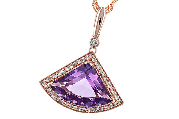 B302-47654: NECKLACE 2.80 AMETHYST 2.97 TGW