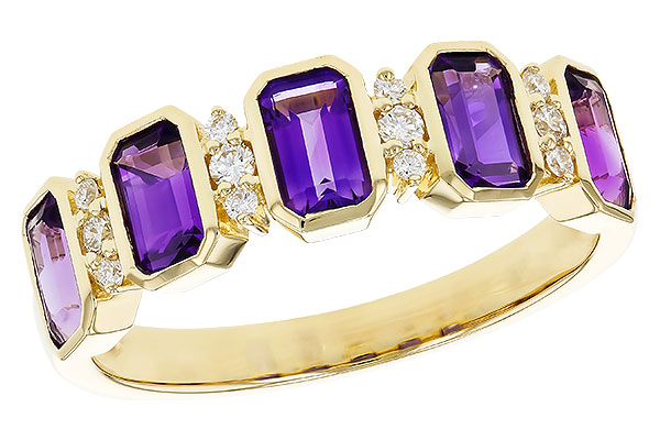 B302-54036: LDS RG 1.18 TW AMETHYST 1.30 TGW