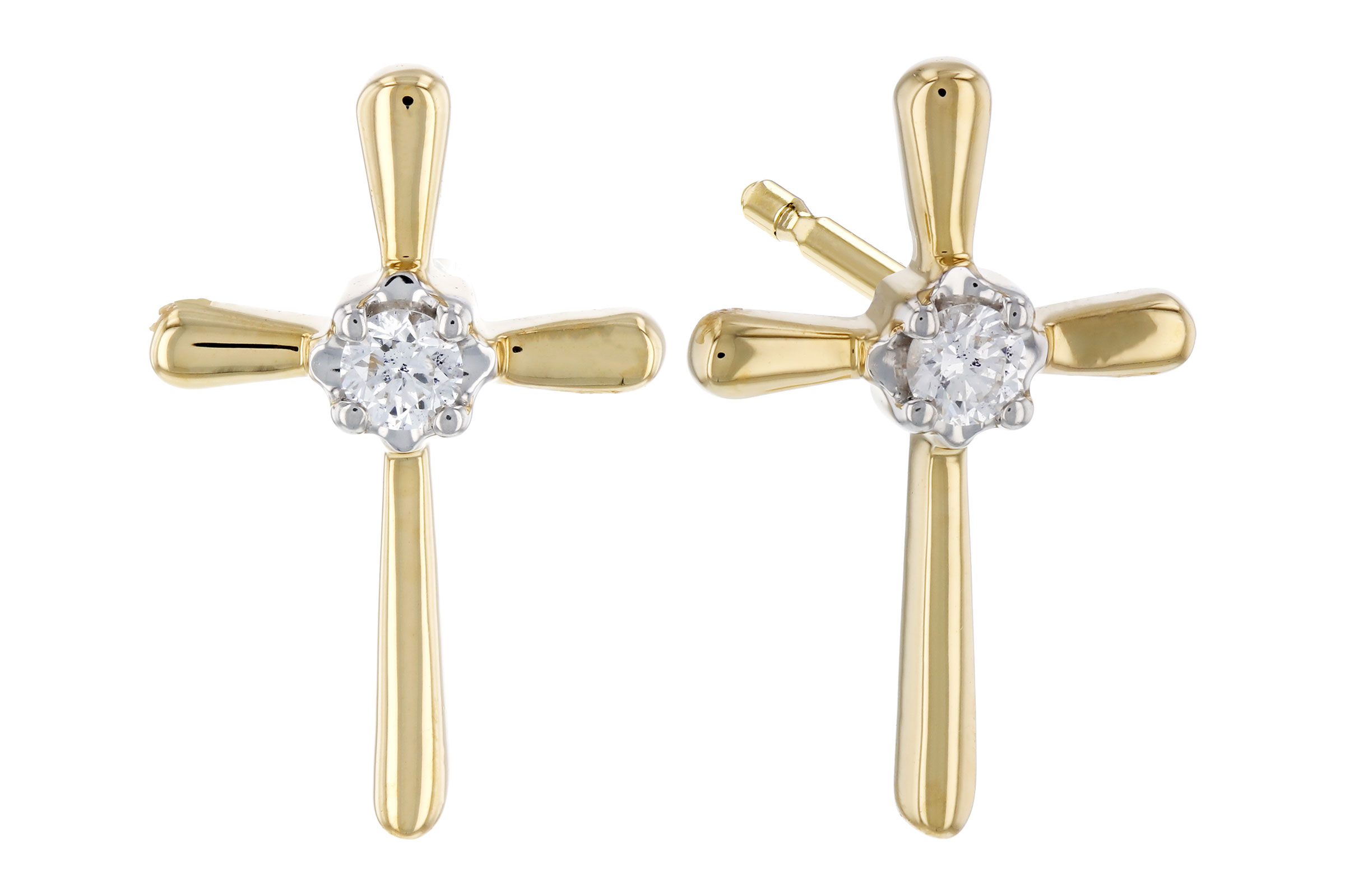 B303-37672: EARRINGS .04 TW