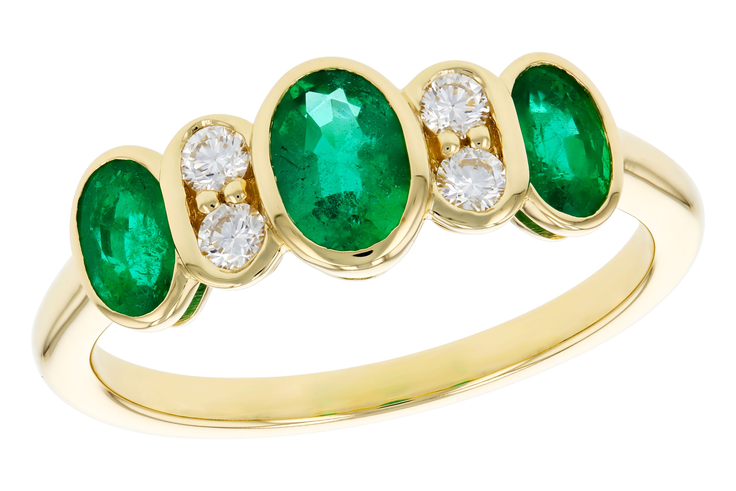 B303-39490: LDS RG .90 TW EMERALD 1.05 TGW