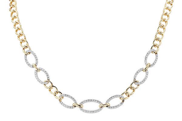C301-56772: NECKLACE 1.12 TW (17")(INCLUDES BAR LINKS)