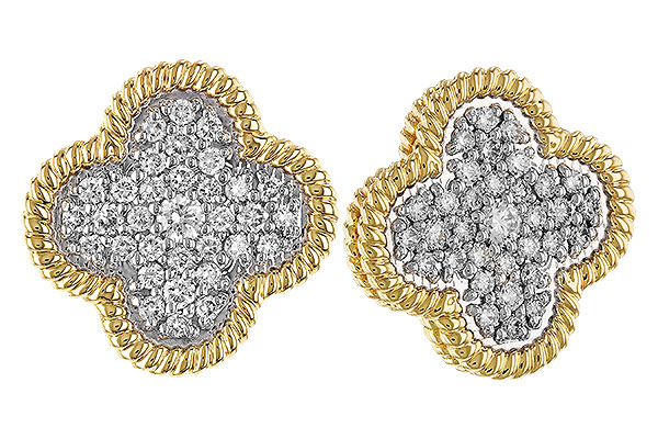 C302-50427: EARRINGS .50 TW