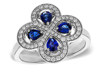 C302-51327: LDS RG .68 TW SAPPHIRE .96 TGW