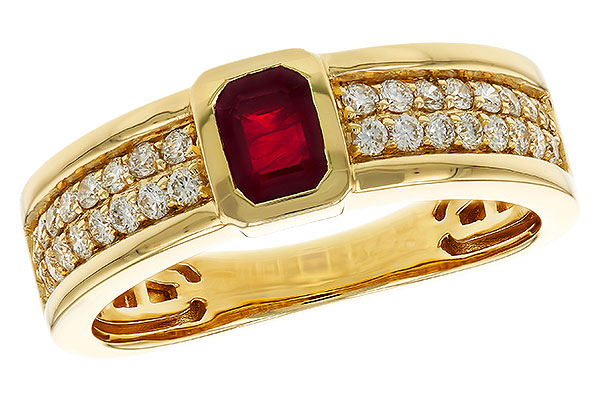 C302-52263: LDS RG .52 RUBY .85 TGW (5x4MM RU)