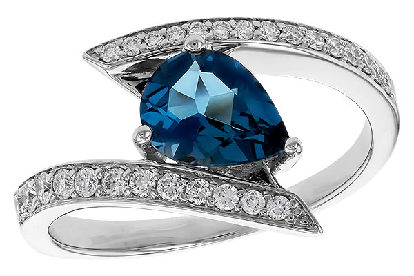 D302-46763: LDS RG 1.04 LONDON BLUE TOPAZ 1.28 TGW (8x6MM)