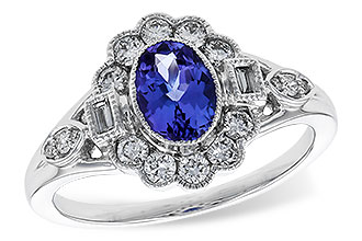 D302-46790: LDS RG .80 TANZANITE 1.20 TGW (7x5MM OV)