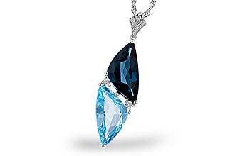 D302-47690: NECK 6.87 BLUE TOPAZ 6.97 TGW
