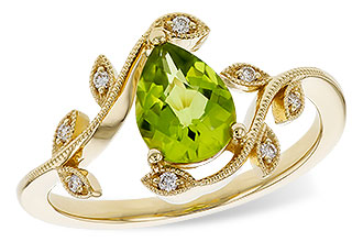 D302-47708: LDS RG 1.16 PERIDOT 1.22 TGW (8x6MM PER)