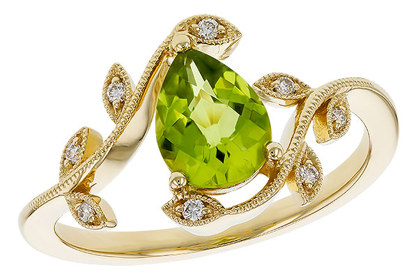 D302-47708: LDS RG 1.16 PERIDOT 1.22 TGW (8x6MM PER)