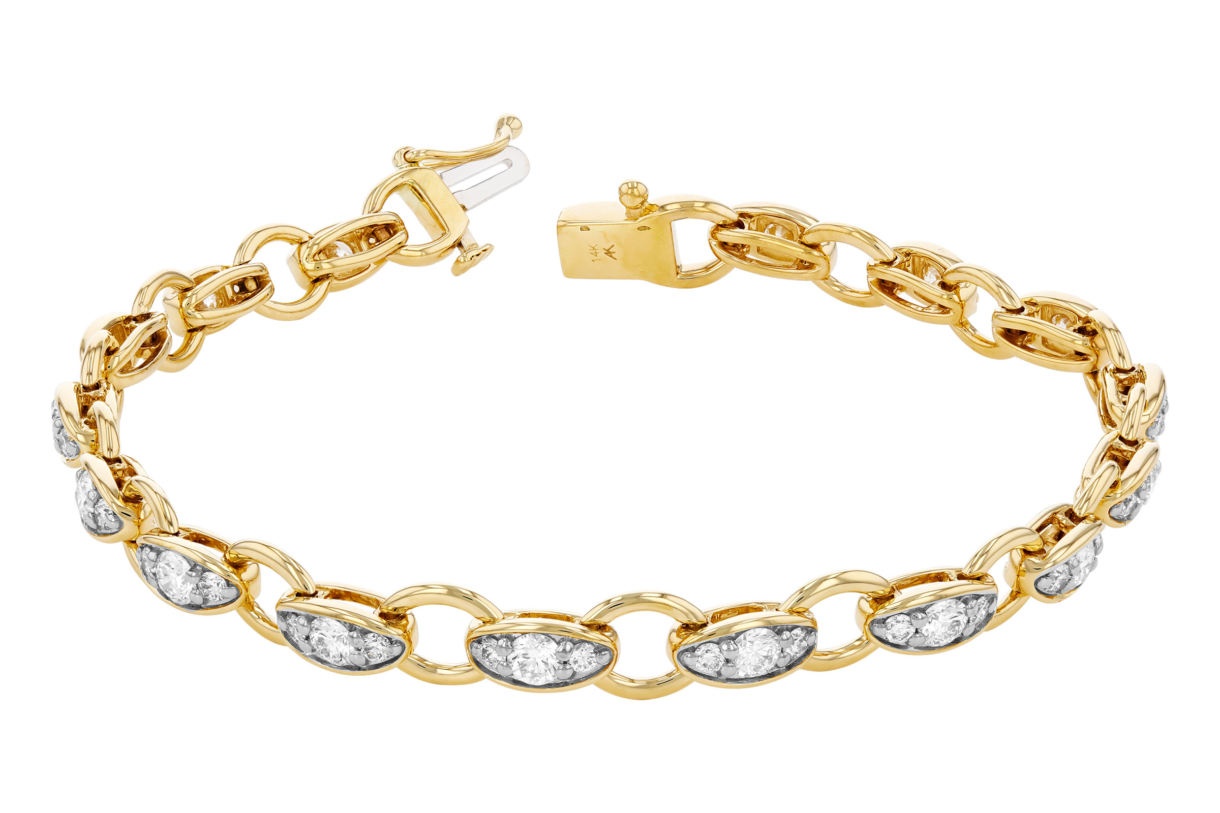 D303-37717: BRACELET 2.20 TW (7")