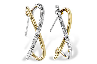 E302-47717: EARRINGS .50 TW