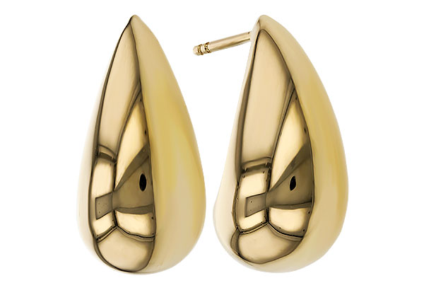 E302-51317: GOLD EARRINGS (20MM)