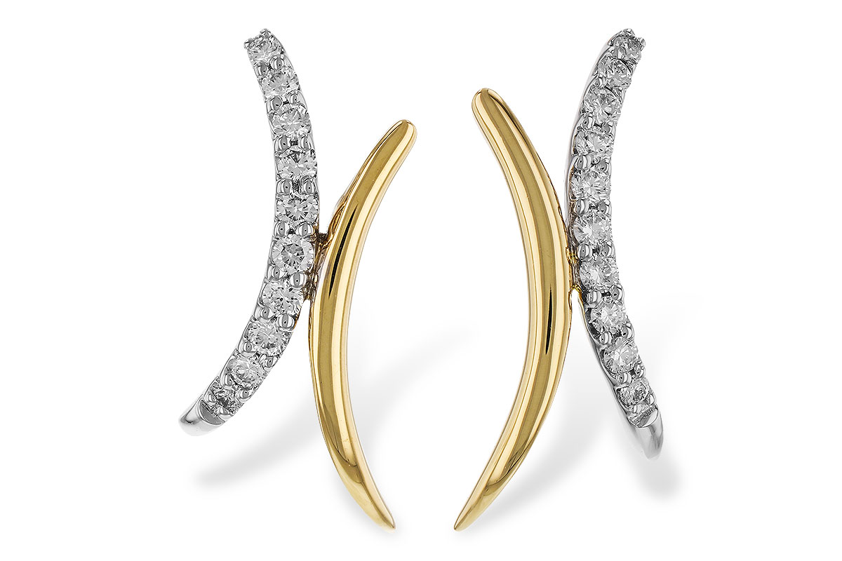 F302-50435: EARRINGS .15 TW