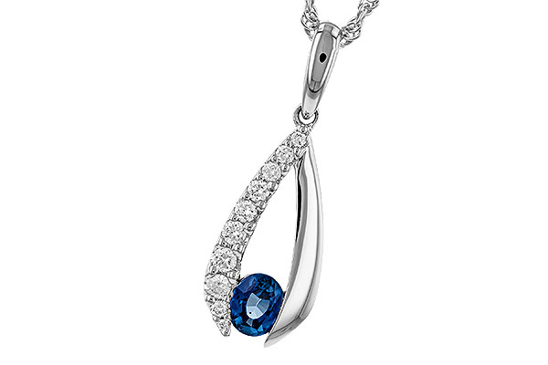 F302-51281: NECKLACE .38 SAPP .54 TGW (5x4 SAPP)