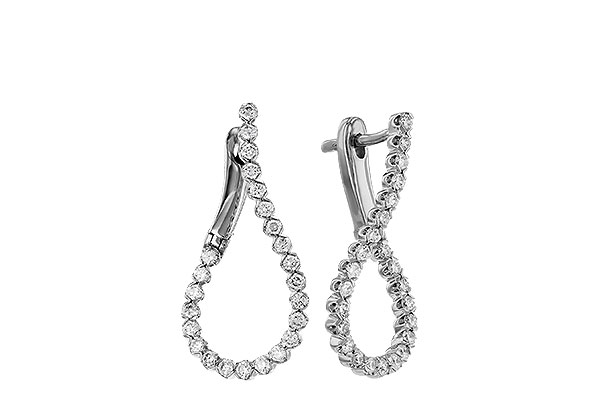F303-36781: EARRINGS .50 TW