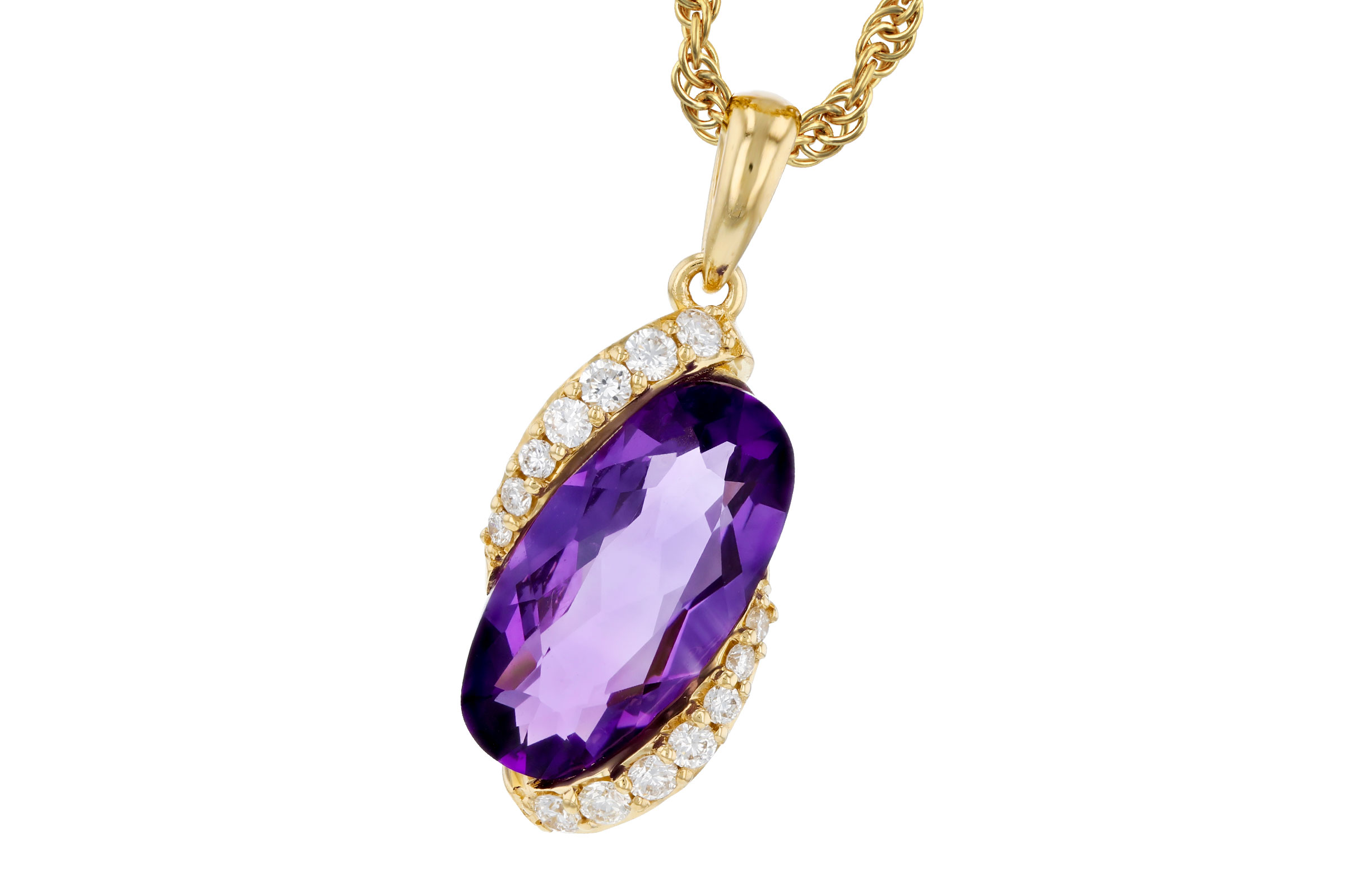 F303-38590: NECK 1.72 AMETHYST 1.84 TGW (12x6MM AMY)