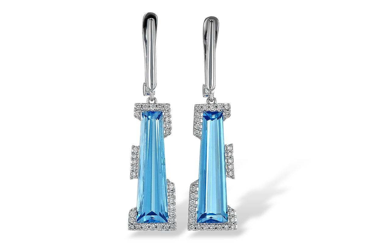 G217-92263: EARR 6.12 TW BLUE TOPAZ 6.33 TGW