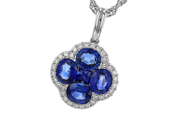 G302-46817: NECKLACE 1.72 SAPPHIRE 1.87 TGW