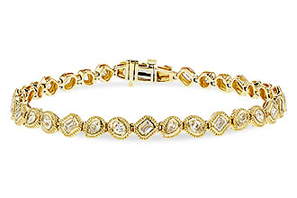 G302-53163: BRACELET 2.15 TW FANCY CUT DIAMONDS