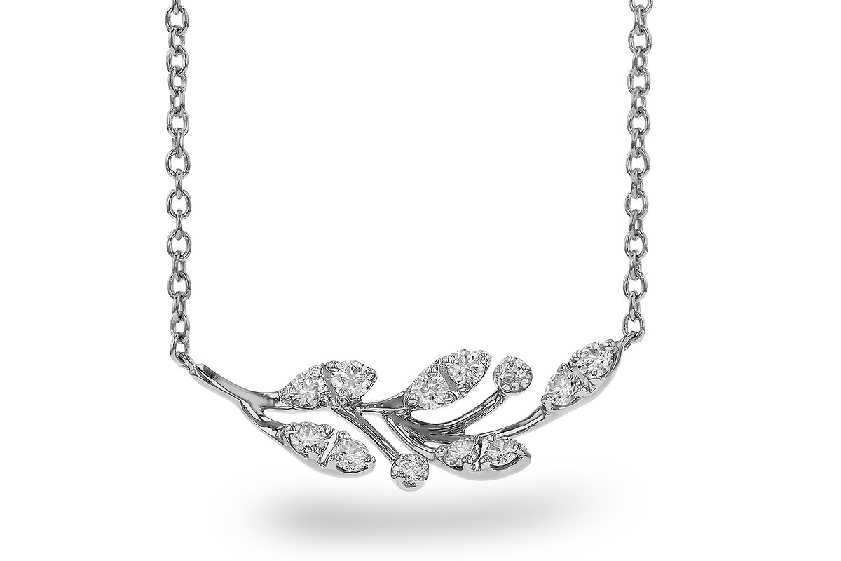 H302-48553: NECKLACE .32 TW (18")