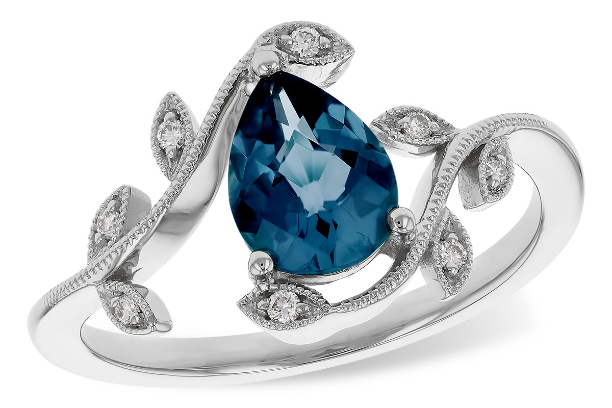 H302-49517: LDS RG 1.20 LONDON BLUE TOPAZ 1.26 TGW (8x6MM LBT)