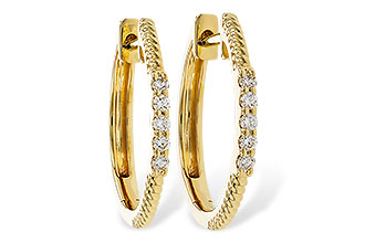 H302-50435: EARRINGS .11 TW