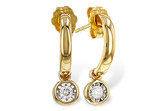 H302-52235: EARRINGS .10 TW