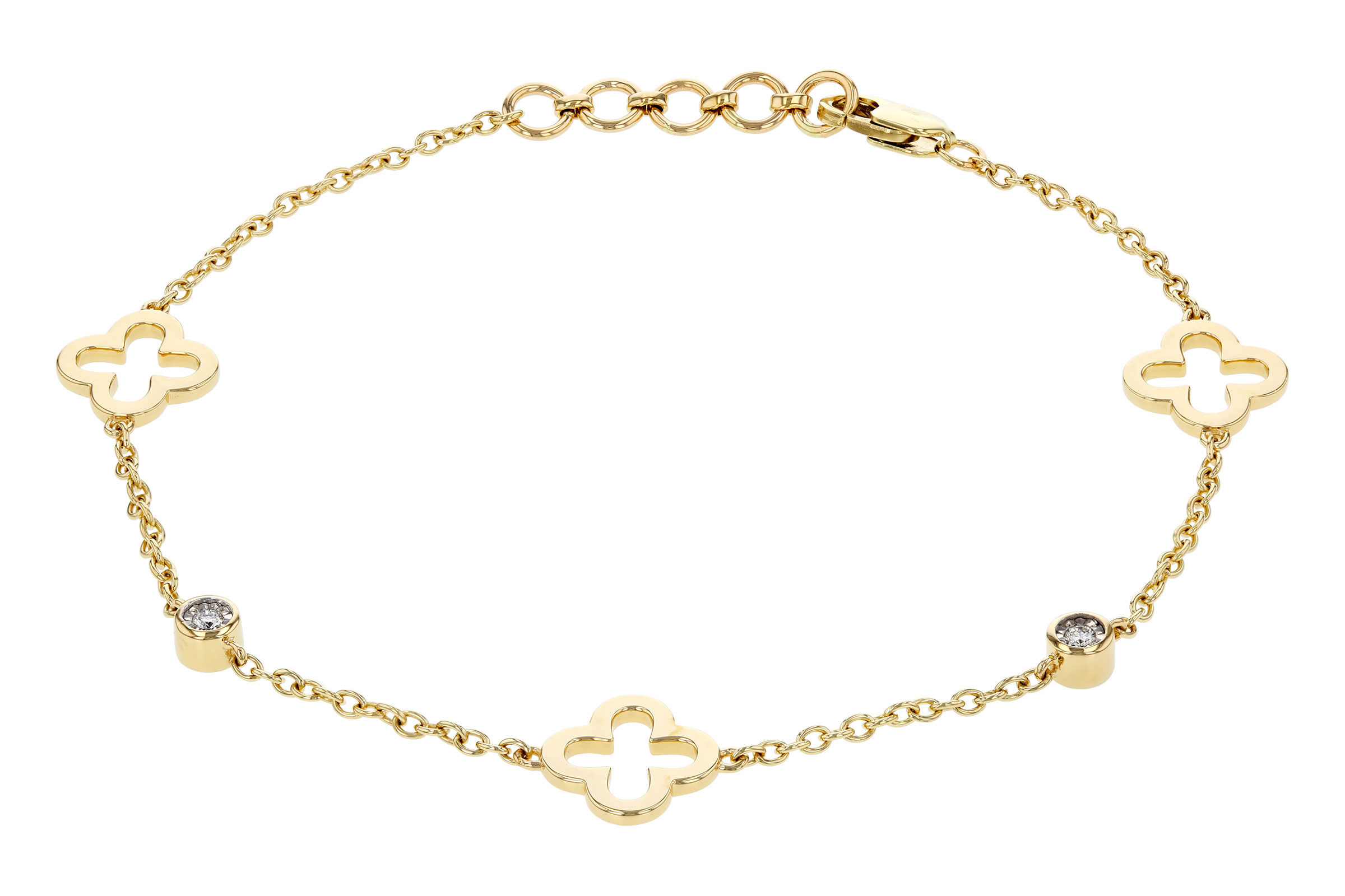H303-37690: BRACELET .06 TW (7.25")