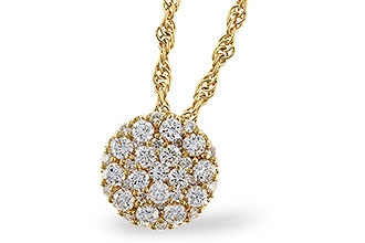 K302-48553: NECKLACE .25 TW