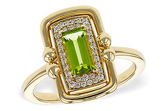 K302-54017: LDS RG .72 PERIDOT .84 TGW (8x4MM PER)