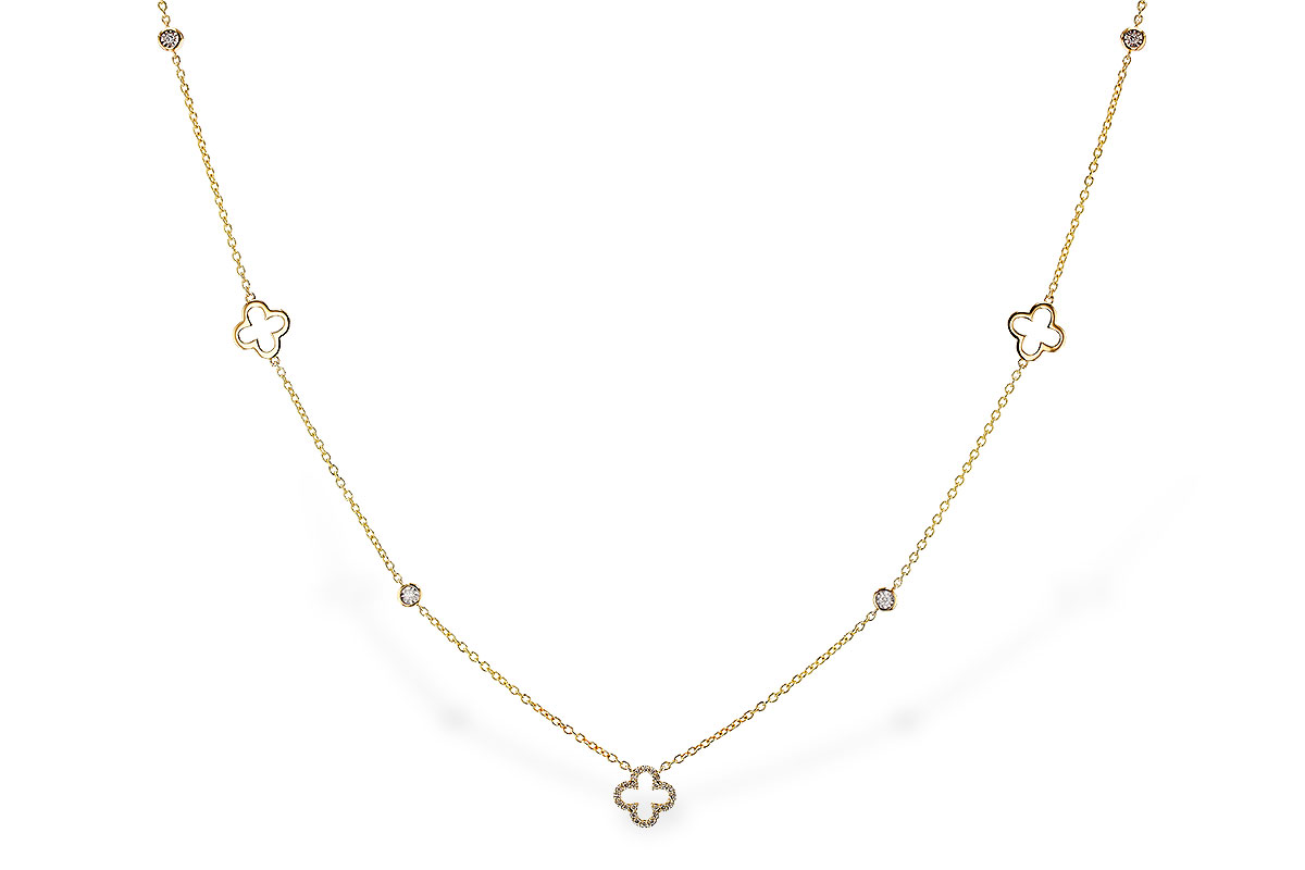 L302-47690: NECKLACE .20 TW (18")