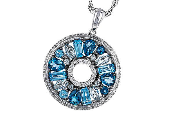 L302-49490: NECKLACE 1.67 BLUE TOPAZ 1.72 TGW