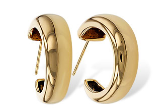 L302-53108: GOLD EARRINGS (20MM)