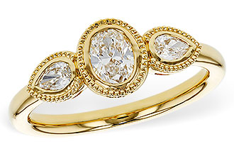 L302-53171: LDS DIA RG .60 TW FANCY CUT DIAMONDS