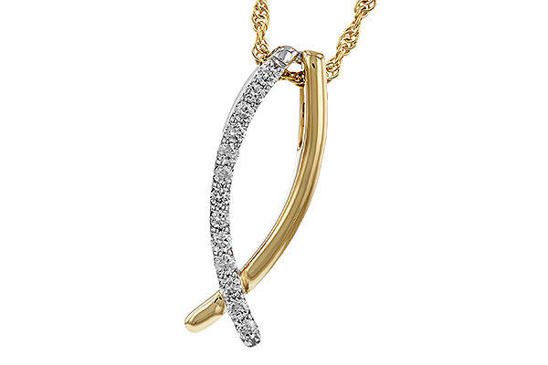 M302-53117: NECKLACE .25 TW